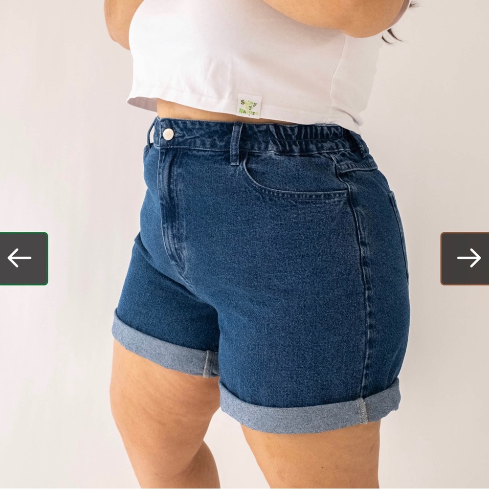 Denim Shorts—Shiny by Nature